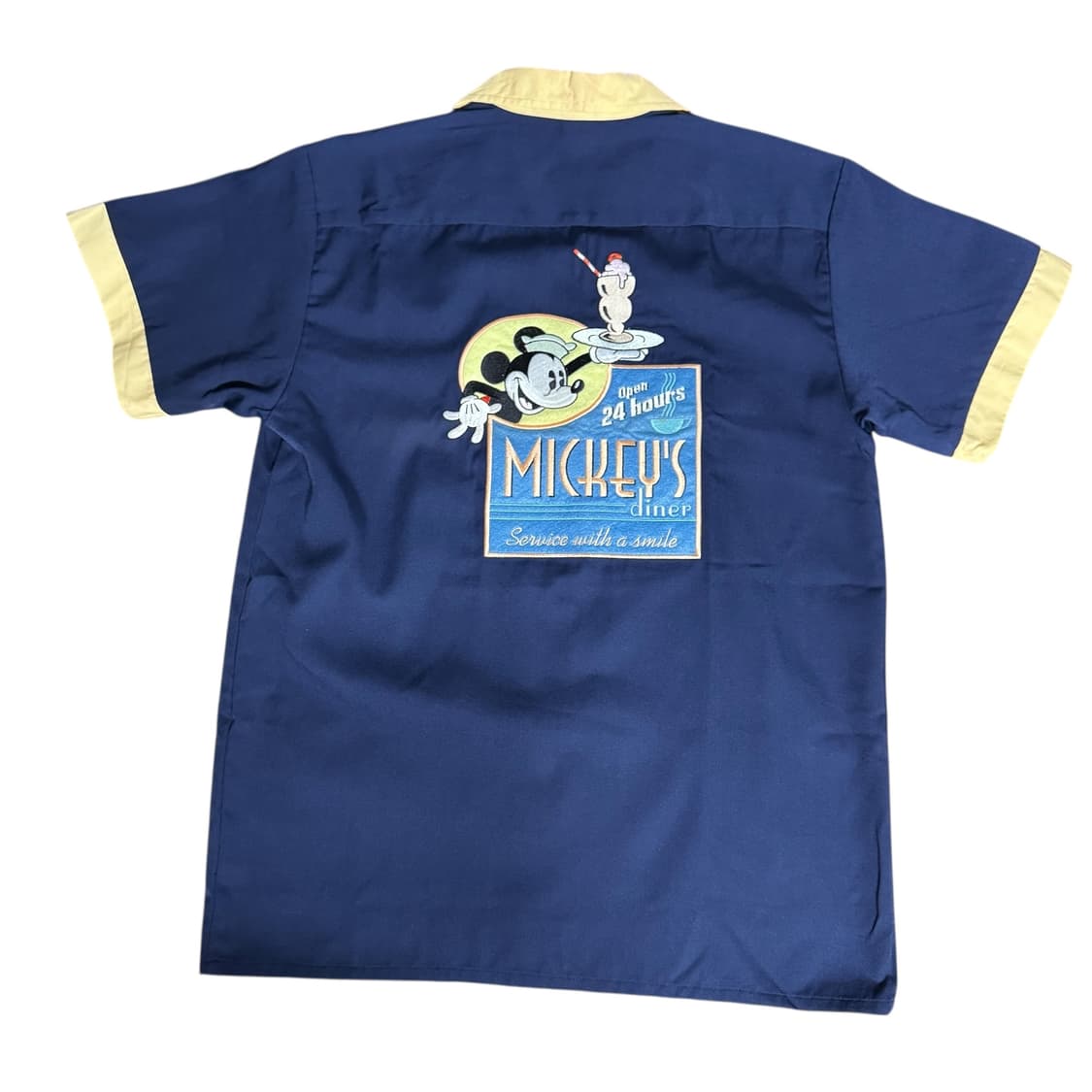 90‘s Disney ‘Mickey Mouse’ Bowling Shirt 상품이미지5