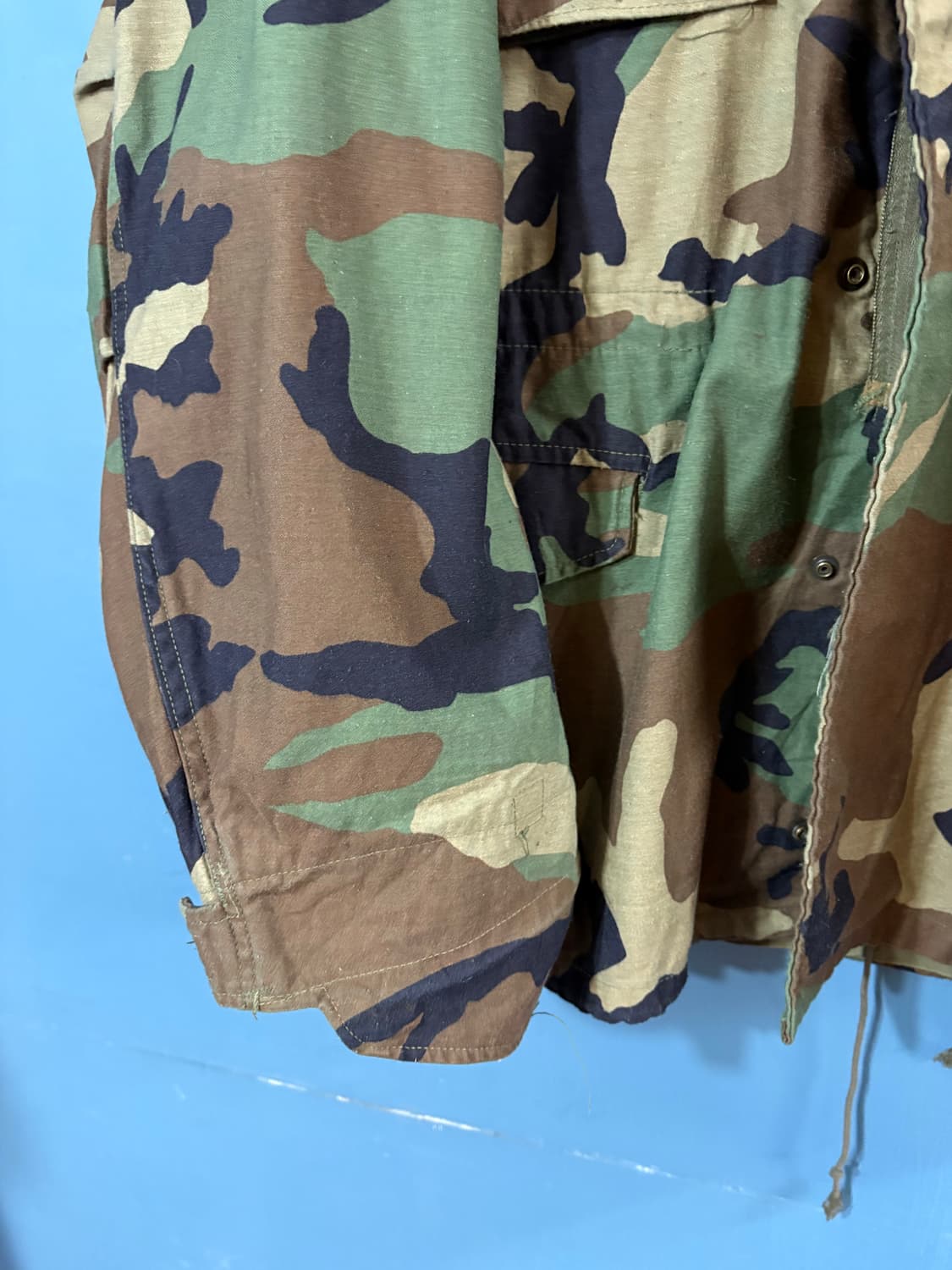 80‘s U.S Army Woodland Camo M-65 Field  상품이미지4