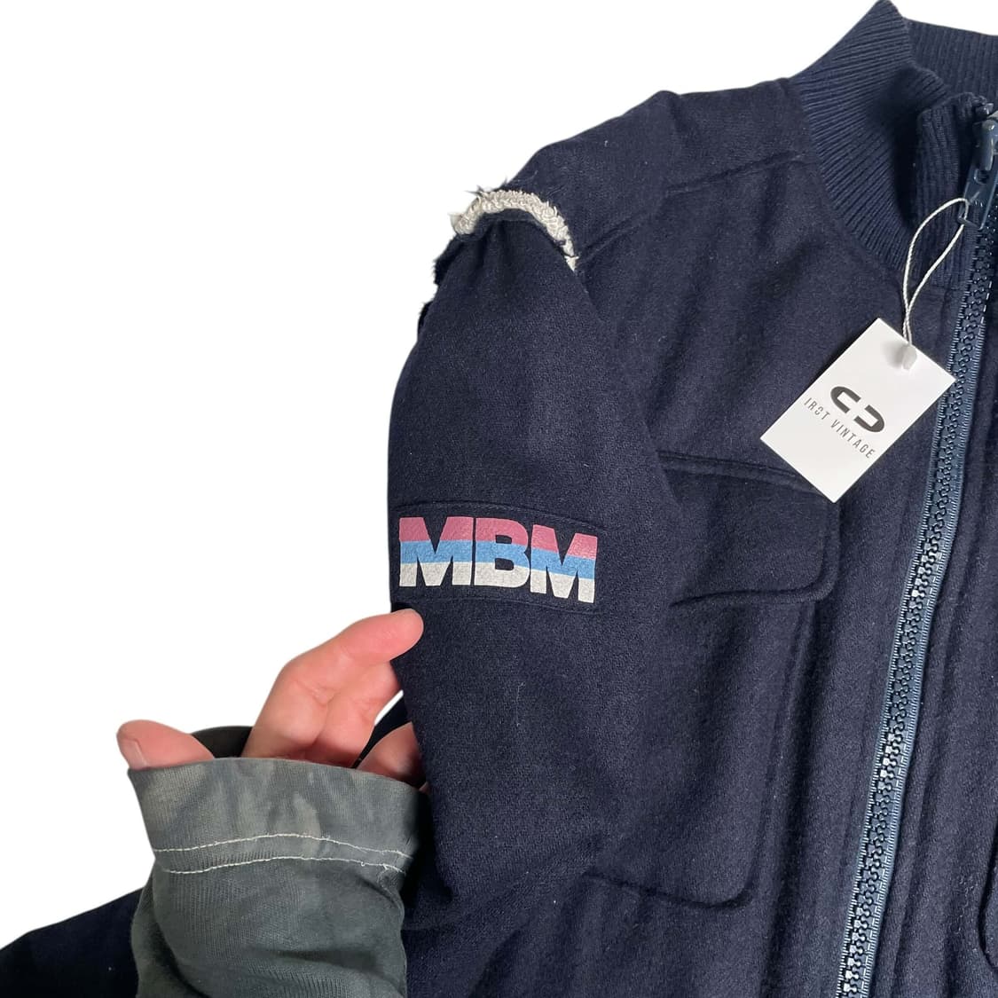 Milkboy 울블렌드 별 스냅 밀리터리 자켓 상품이미지6