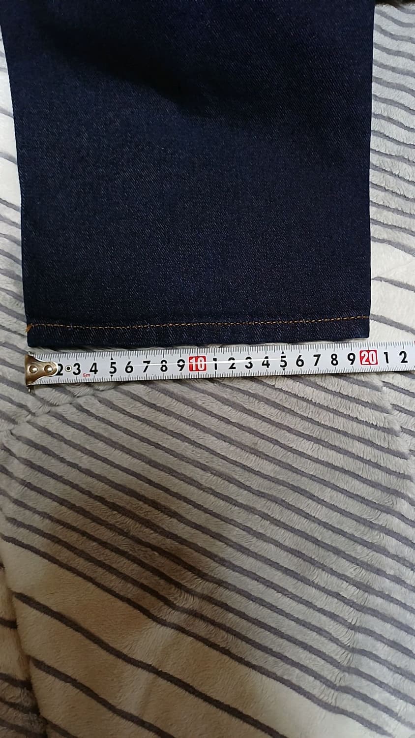 무신사 기모청바지 30인치 기장103 상품이미지9