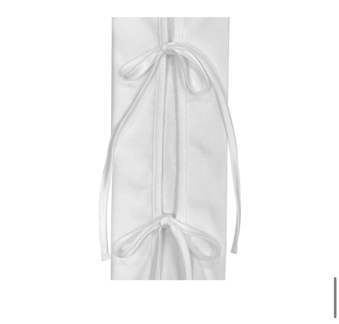 슬릿 스트랩 롱 슬리브리스 상품이미지5