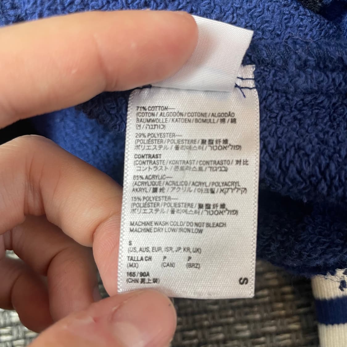 아메리칸 어페럴 클럽 블루 바시티 자켓 S 상품이미지6