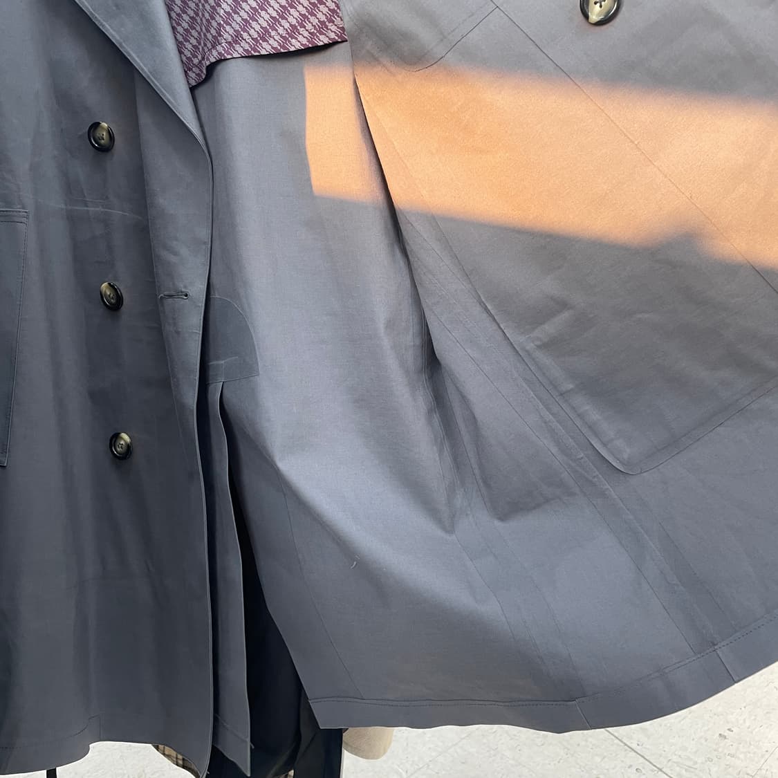 매킨토시 그레이 더블 버튼 맥코트 상품이미지5