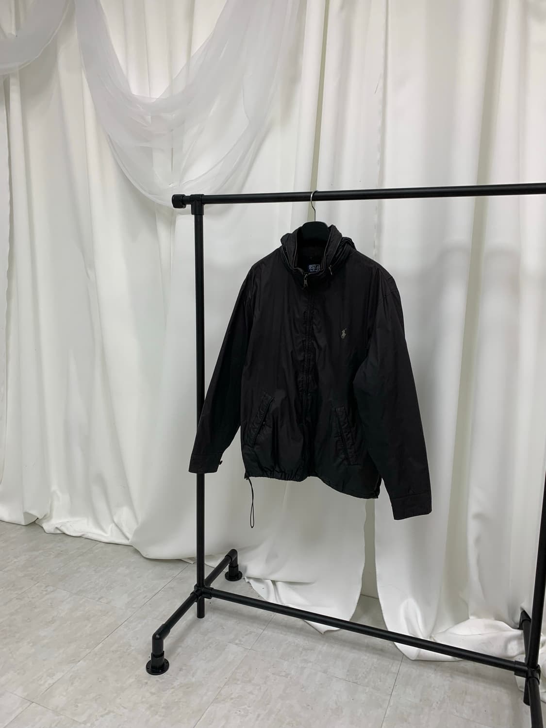 Polo Neck-Point Windbreaker Jacket 상품이미지1