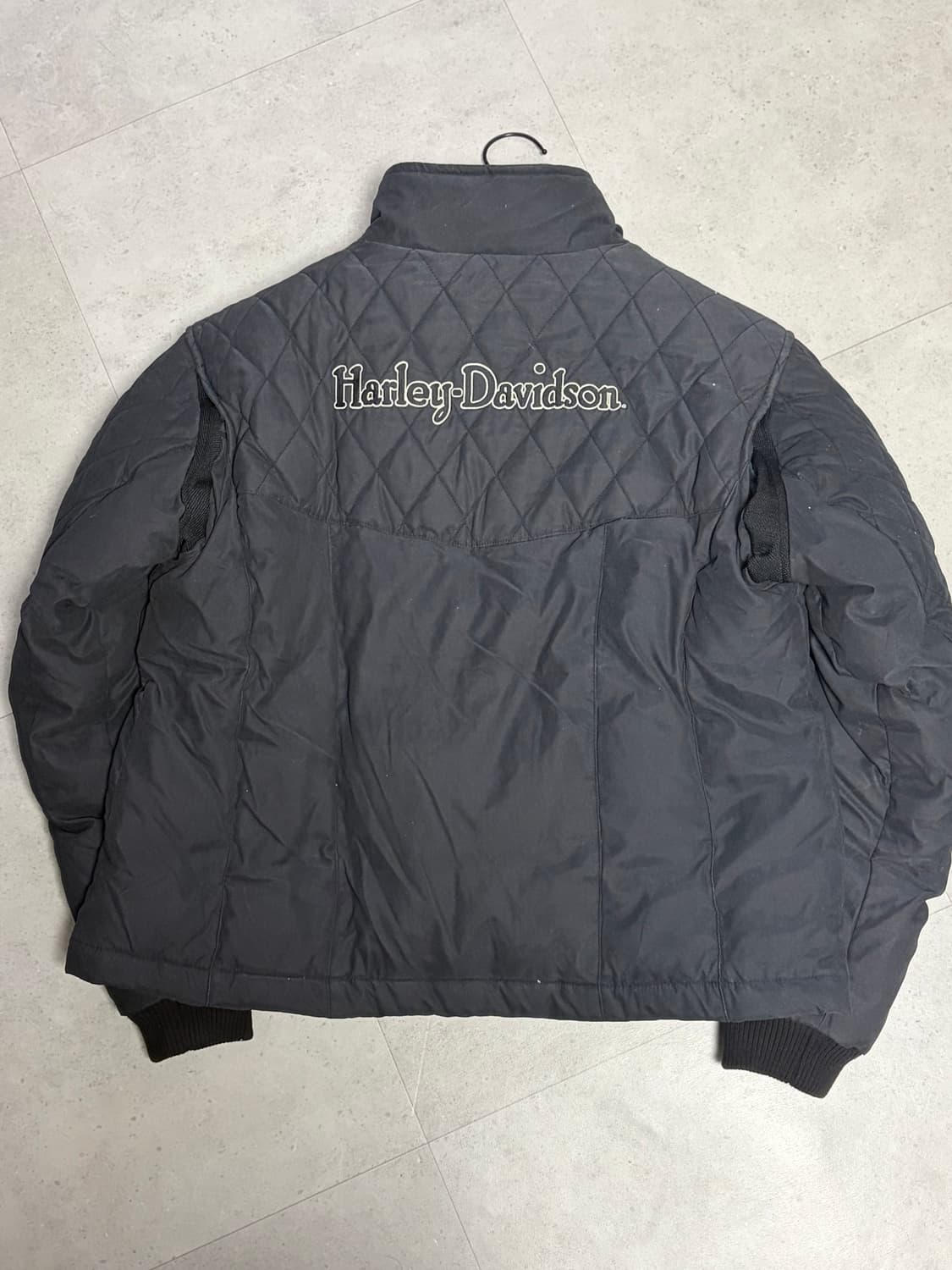 할리데이비슨 스웨이드 경량패딩 상품이미지2