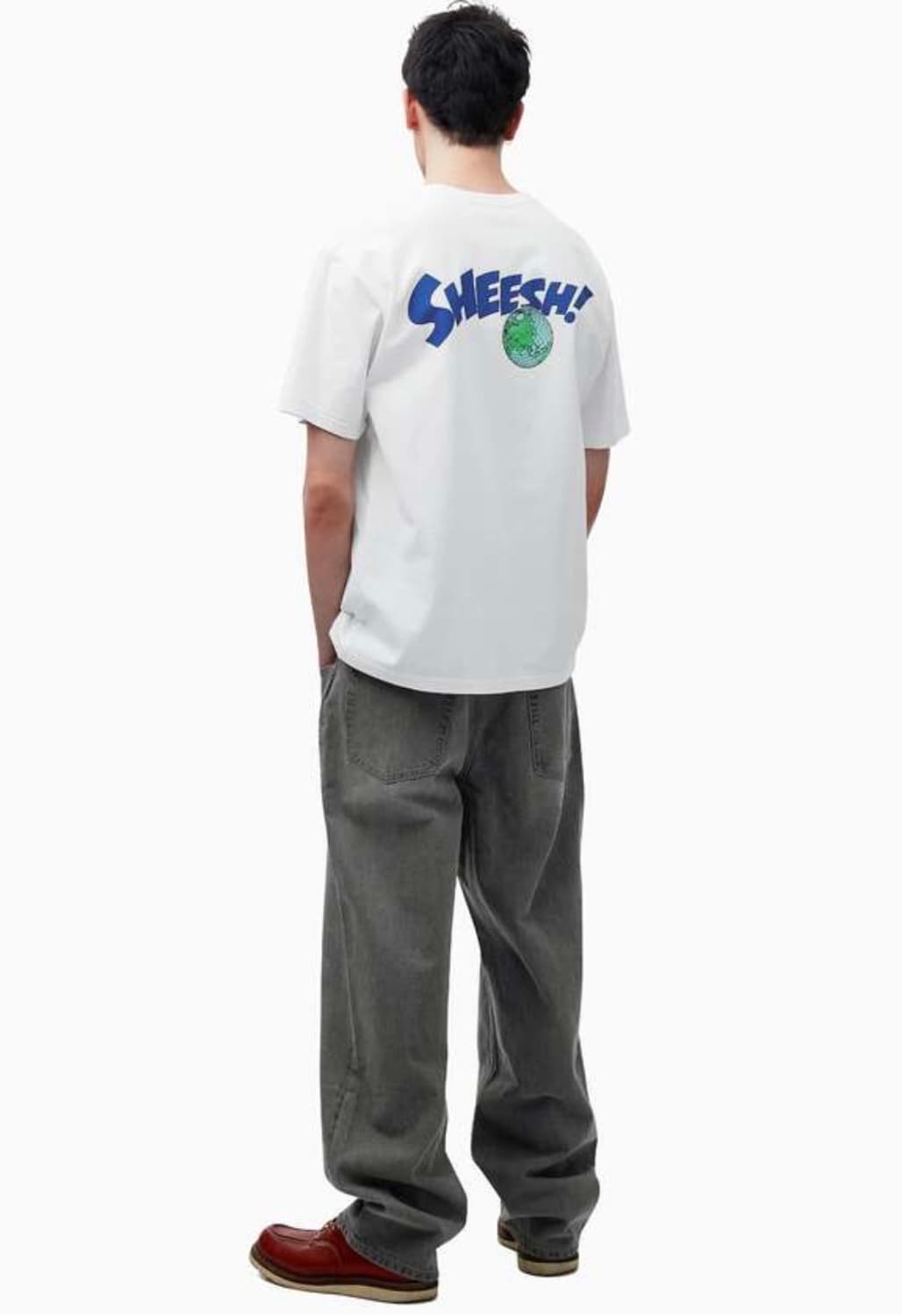 디스이즈네버댓 쉬시 티셔츠 Sheesh! Tee (White) L 상품이미지5