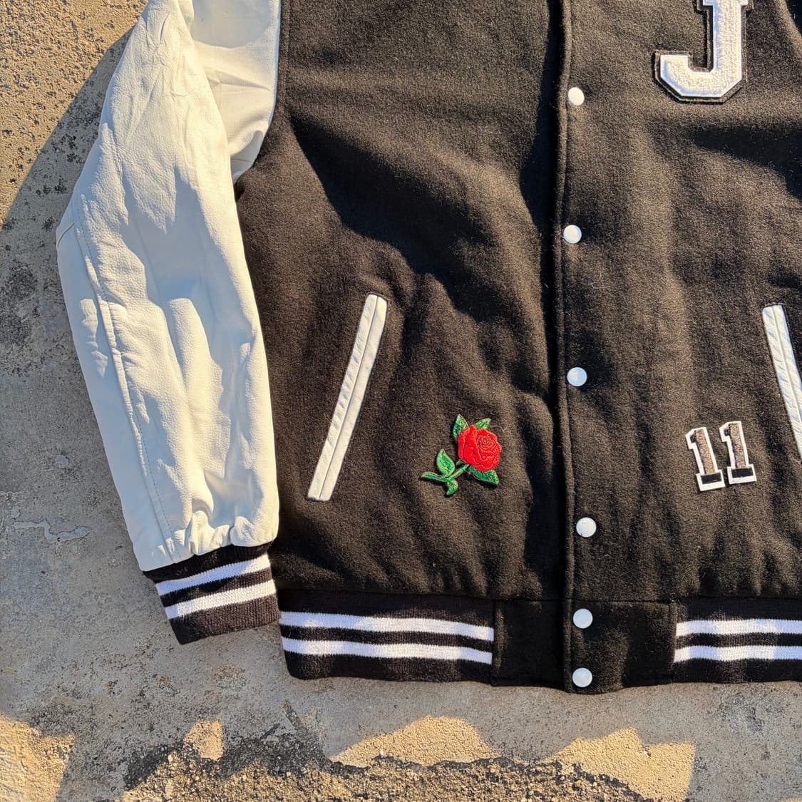 90s Lishow 빈티지 울 바시티 자켓 M 상품이미지3