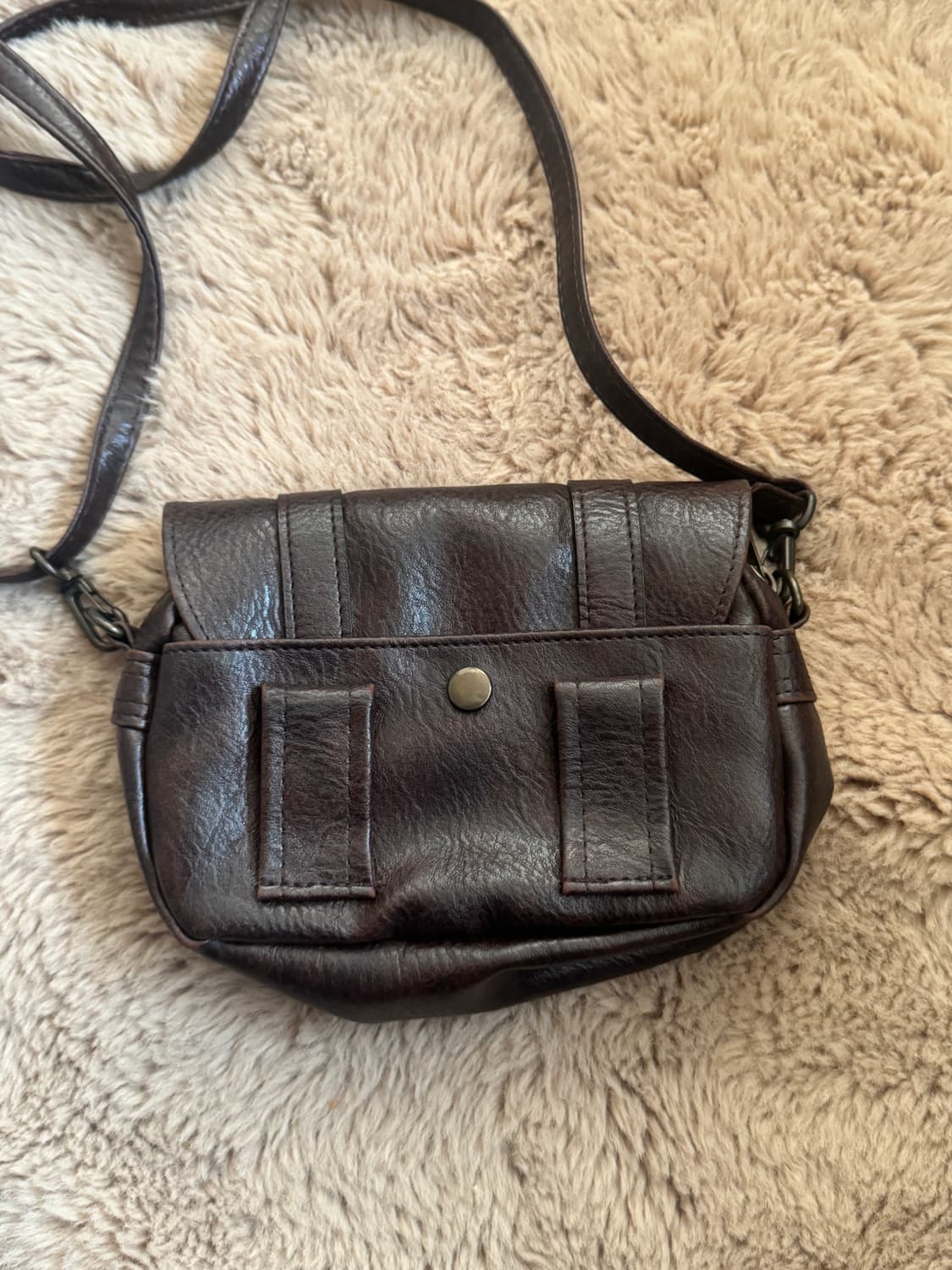 빈티지 브라운 크로스백 상품이미지2