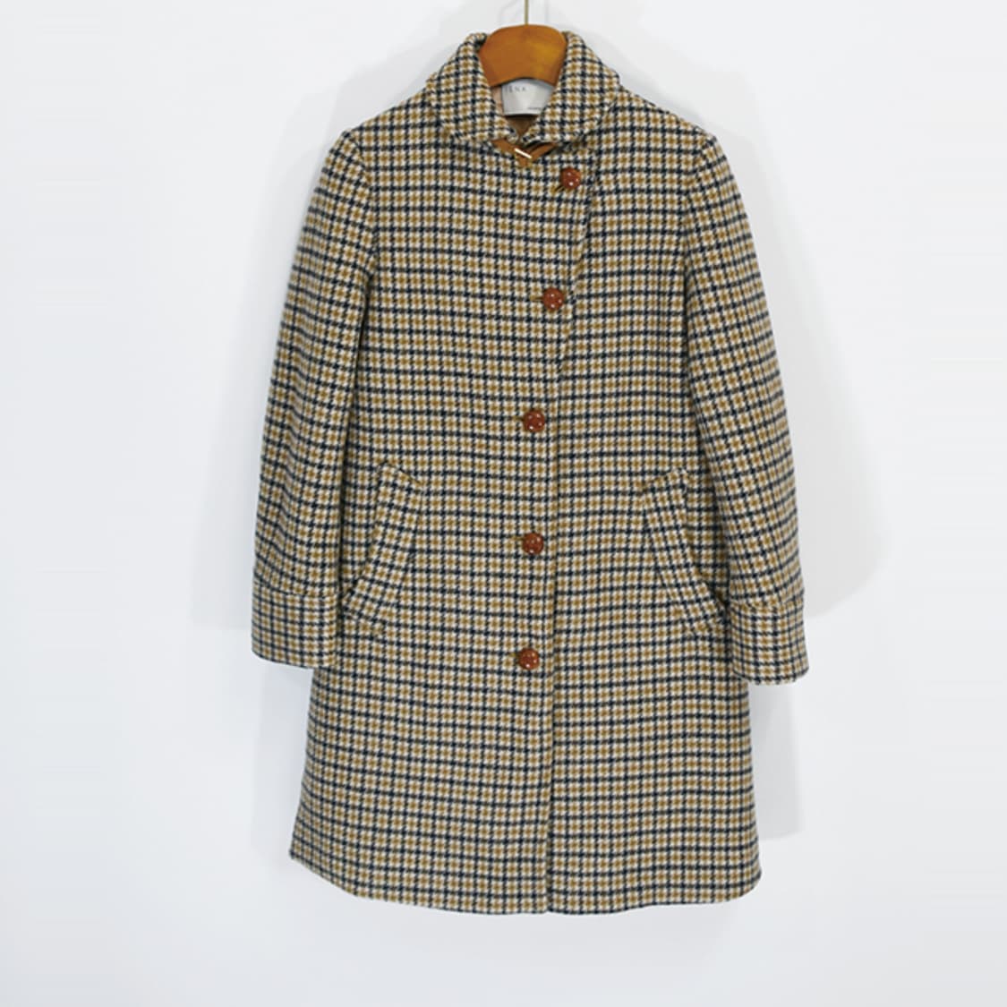 IENA 체크울코트 상품이미지1