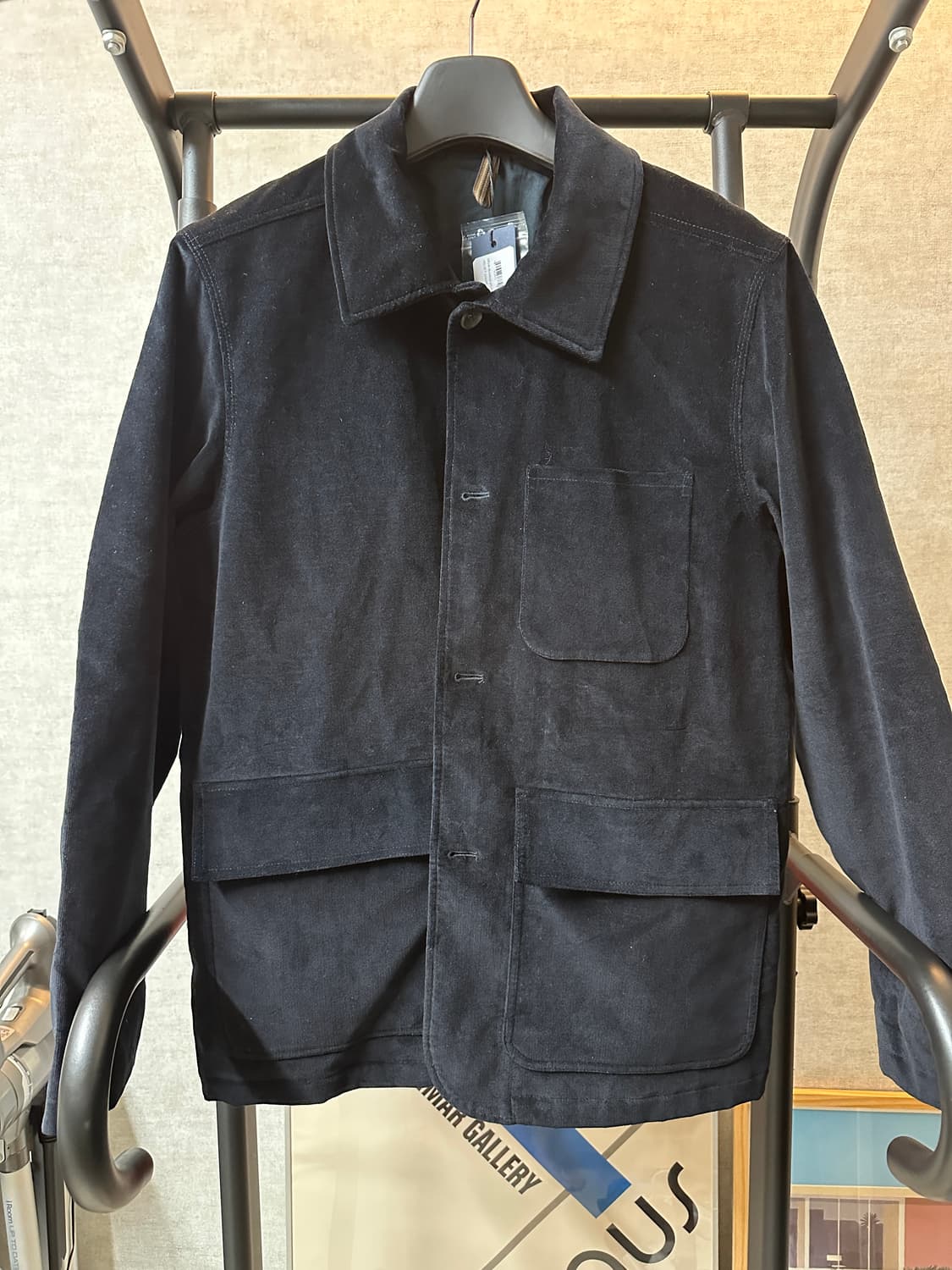드레익스 벨벳 초어자켓 네이비 40사이즈 상품이미지4