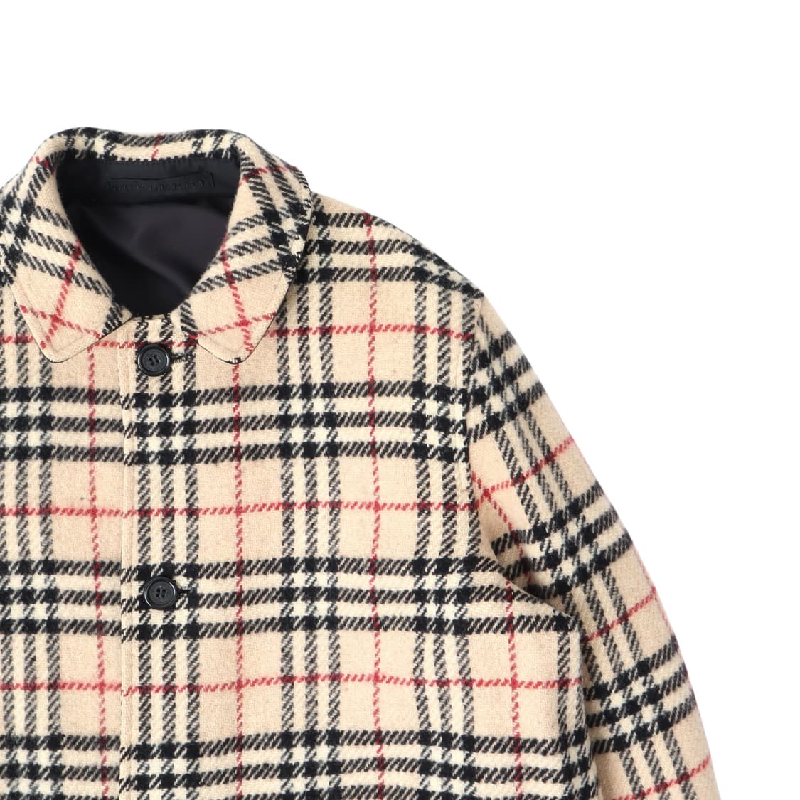 버버리 런던 리버시블 노바체크 퀄팅 싱글 코트 상품이미지3