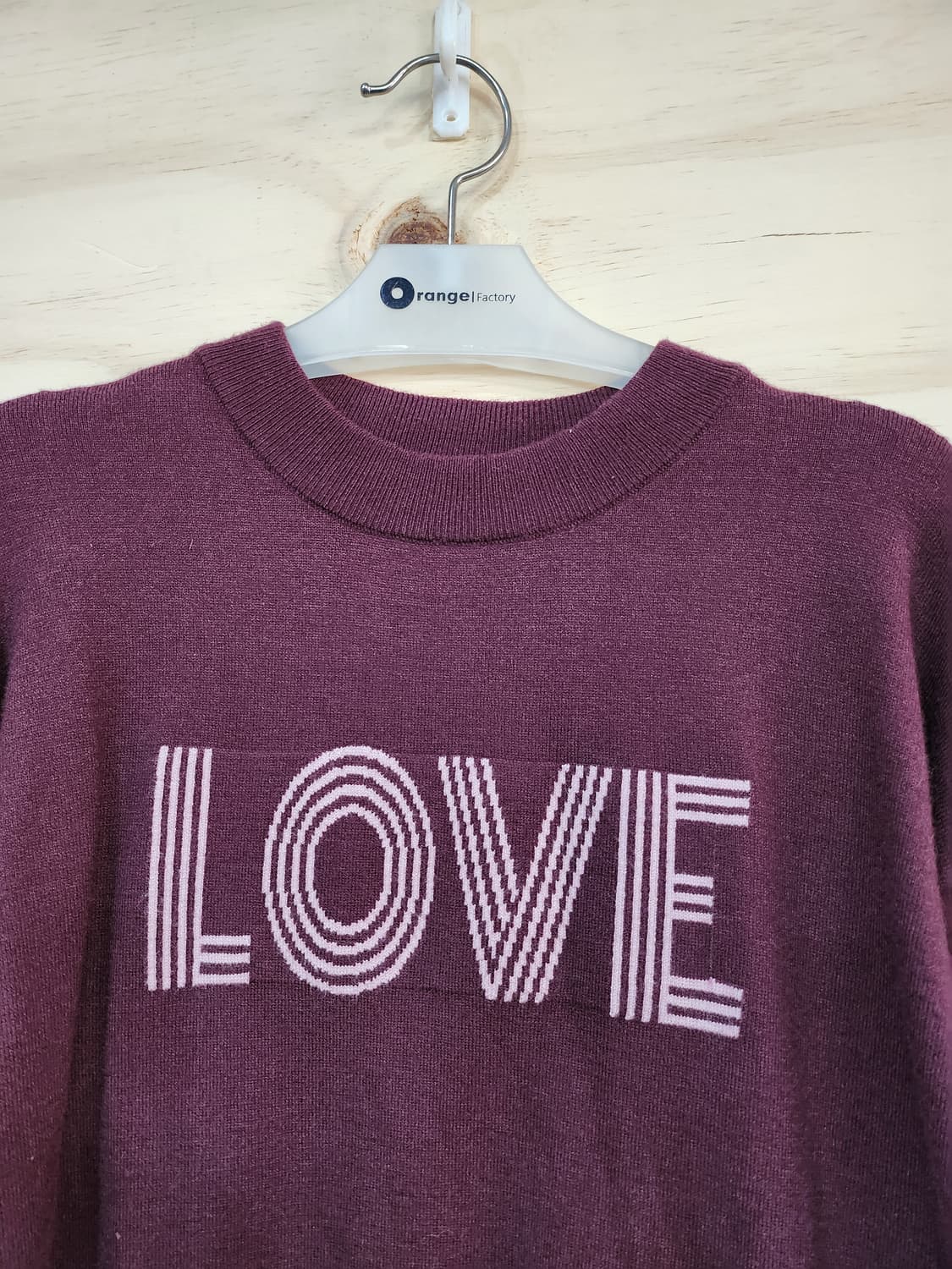 482) 엣지 LOVE 레터링 니트 상품이미지4