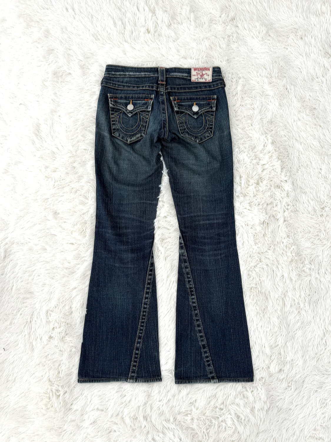 트루릴리전 로우라이즈 부츠컷 팬츠 상품이미지1