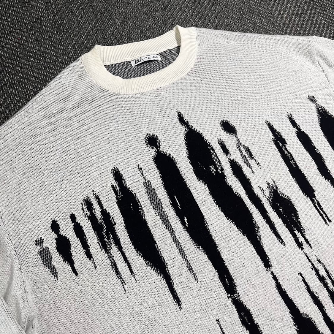 [100-105] ZARA 자라 그래픽 니트 상품이미지3