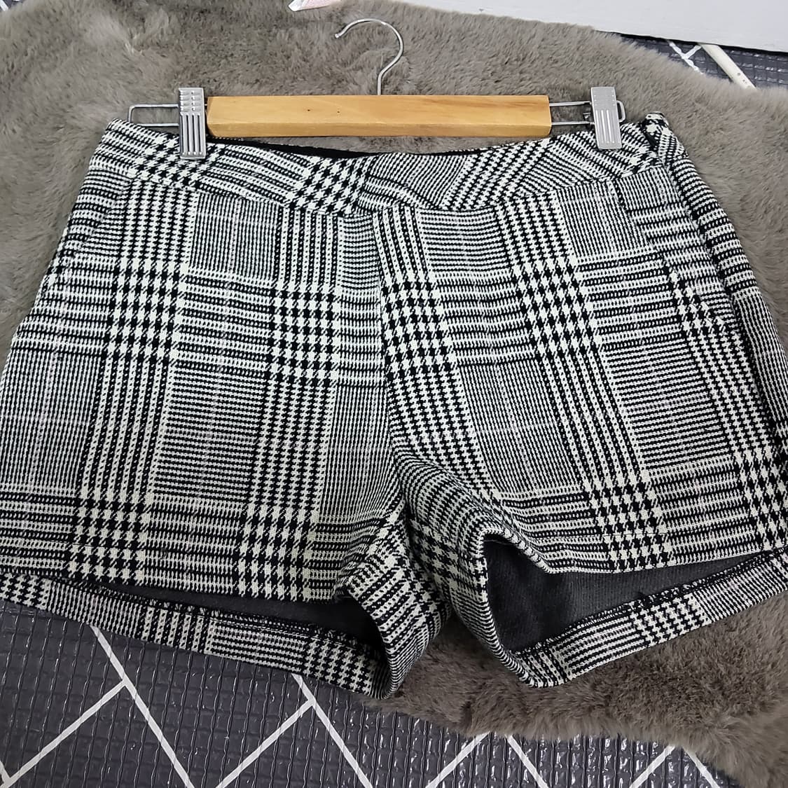 여자 정장 체크 반바지 봄 가을 겨울 28 29 거의 새옷 상품이미지1