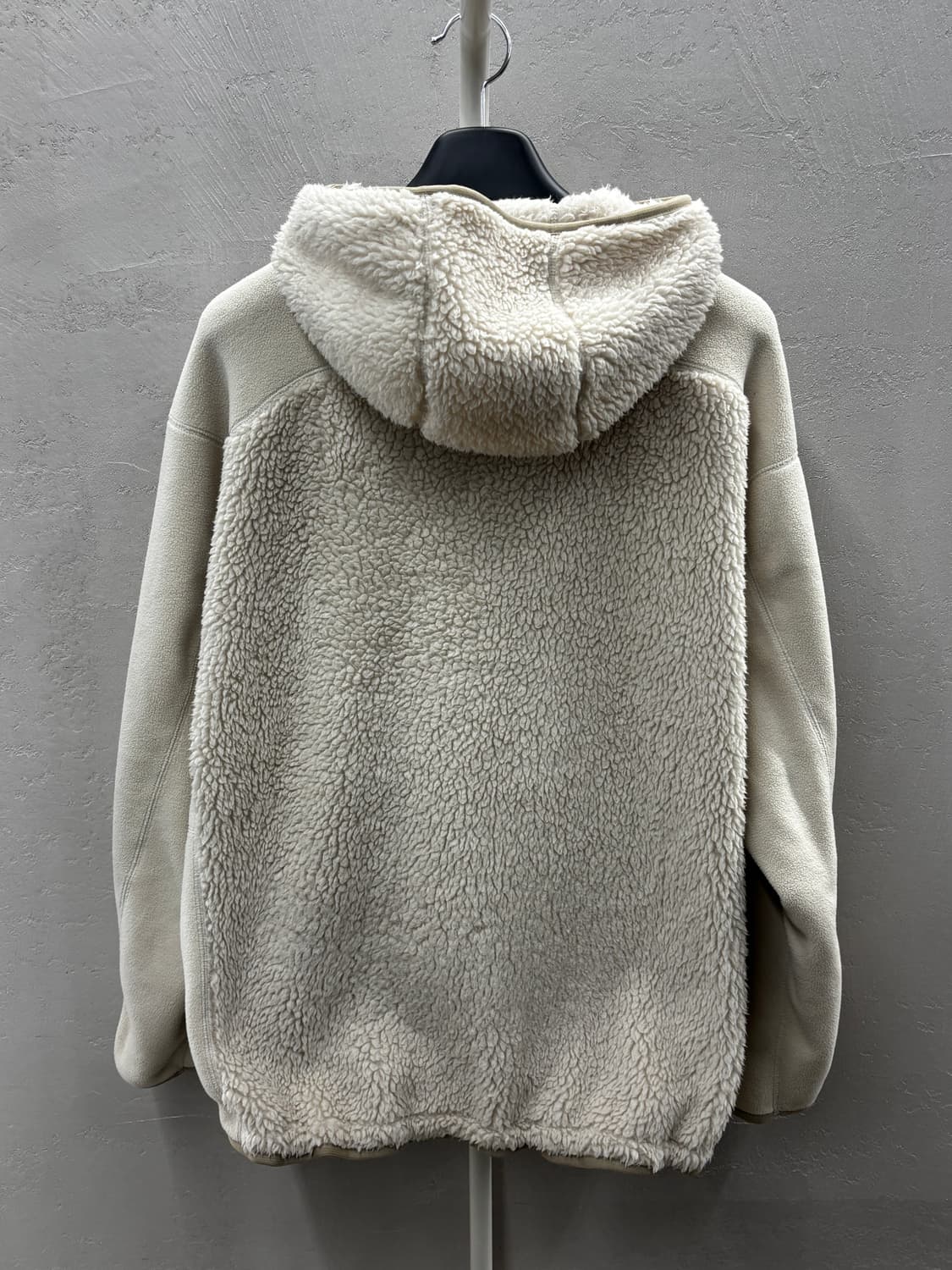 유니클로X화이트 마운티니어링 플리스 풀집 파카 내추럴 XL 상품이미지7