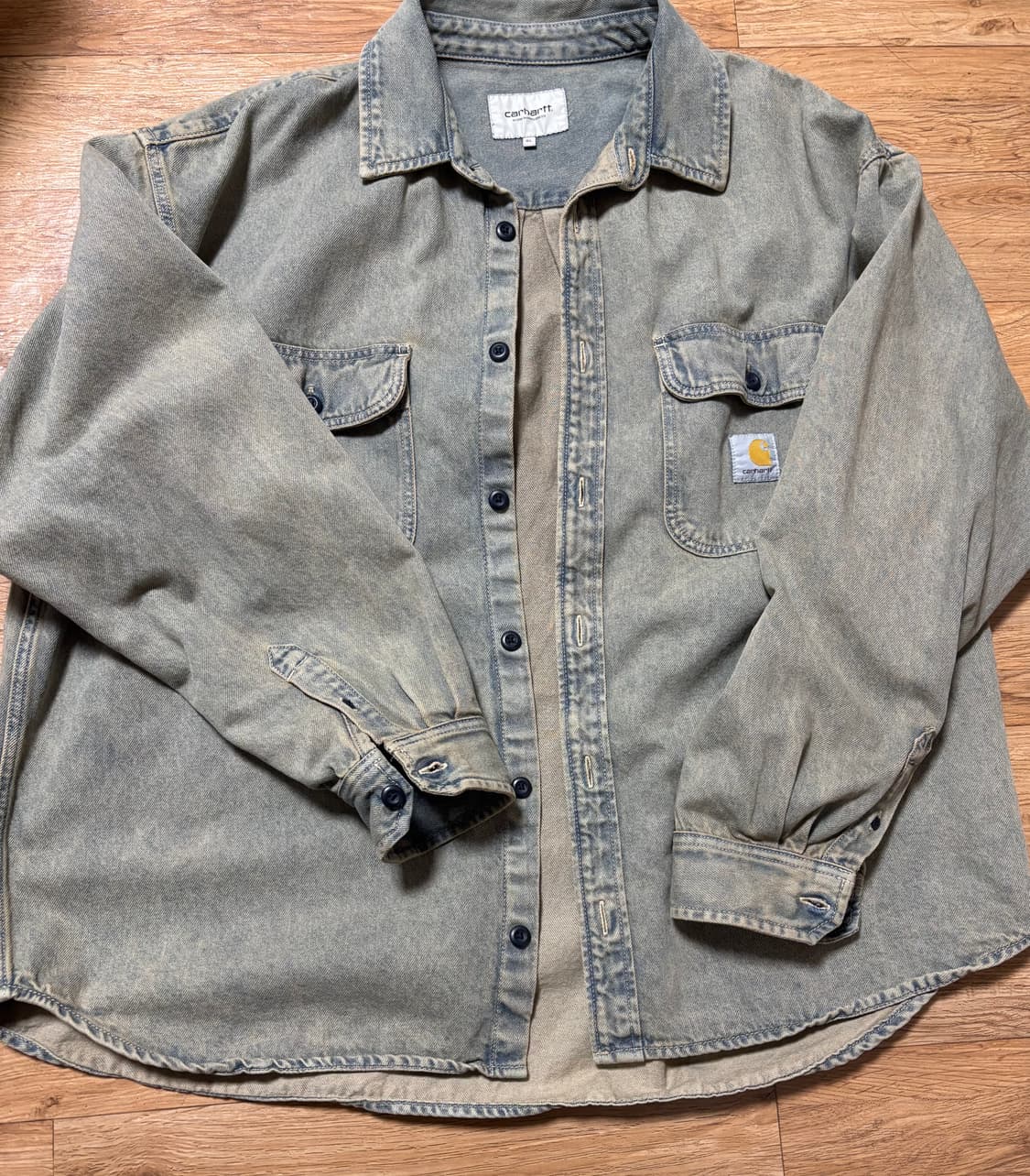 칼하트 wip 오버핏 데님 셔츠  상품이미지1