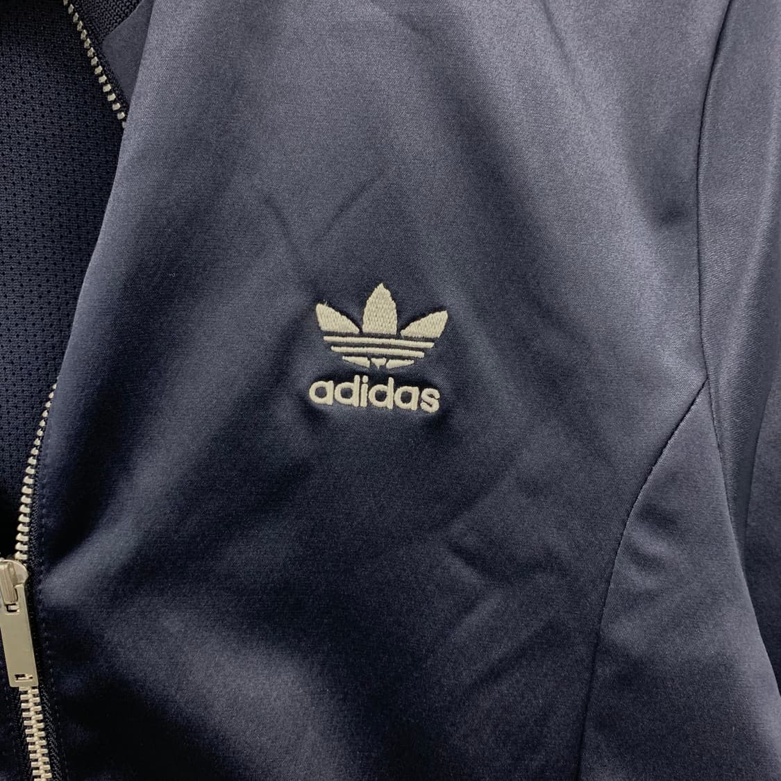 아디다스 네이비 새틴 트랙탑 져지 상품이미지3
