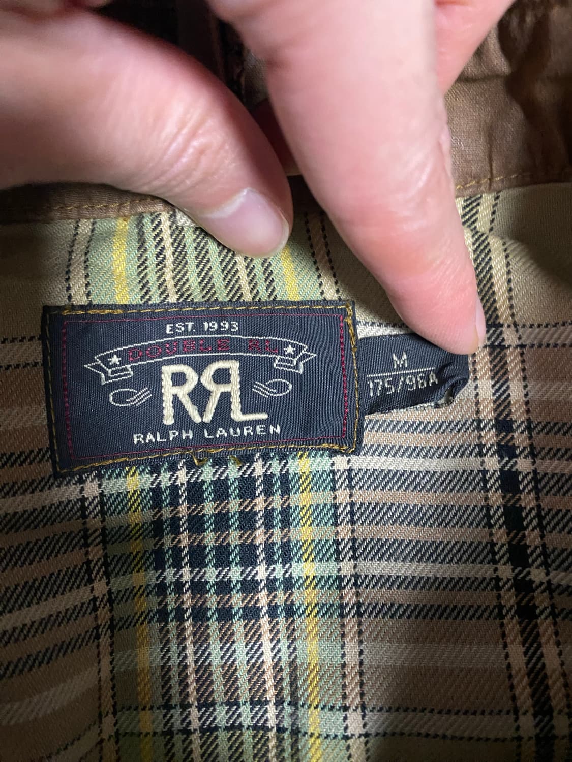 [명작] RRL Collins oilcloth jacket 왁스 자켓 상품이미지5