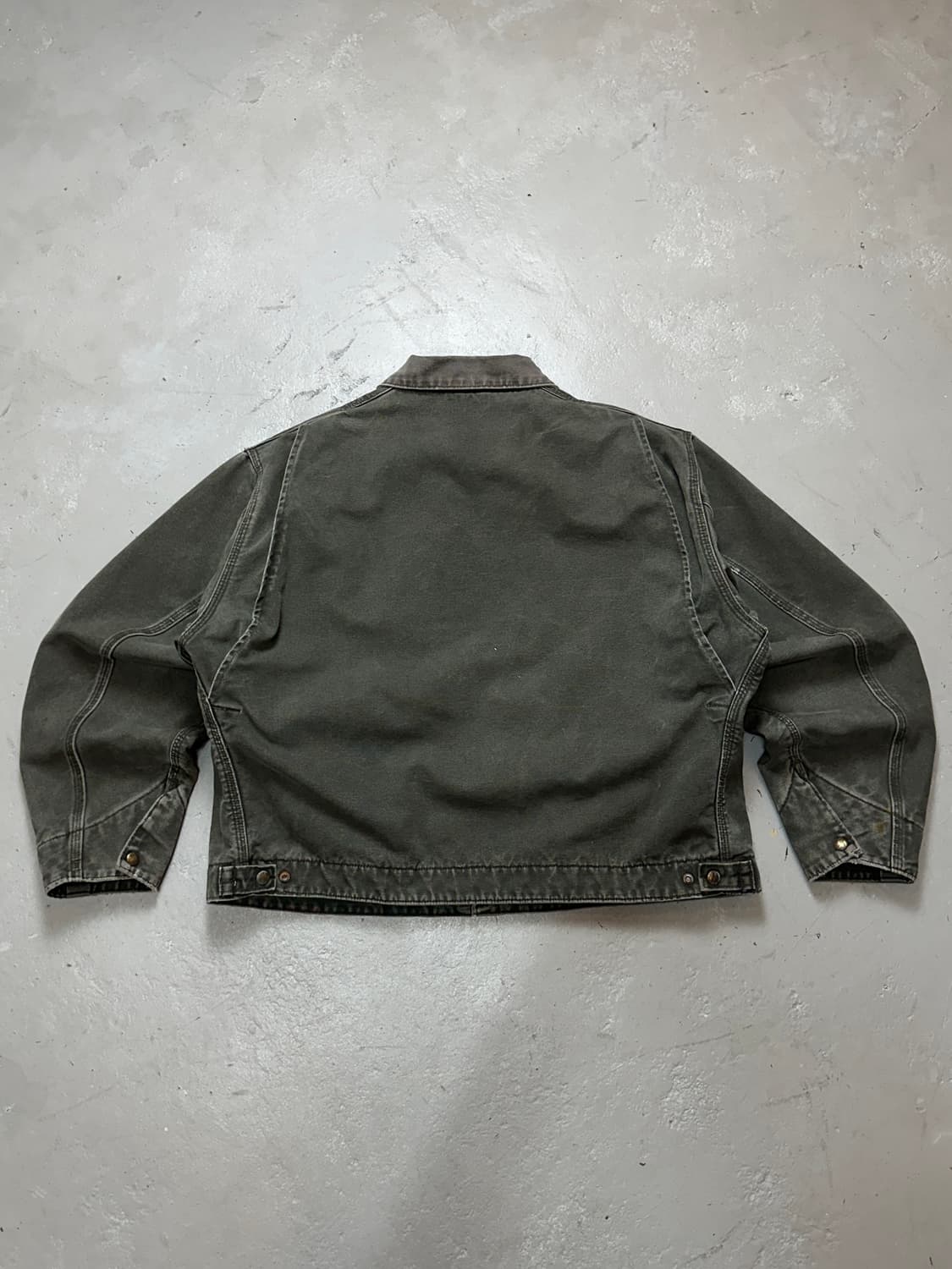 00's USA Made OG 칼하트 J97 디트로이트 MOS 모스그린 상품이미지4
