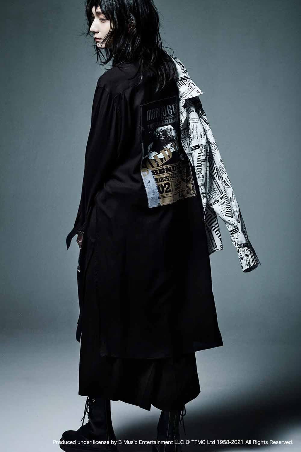 요지야마모토 x 마르키클럽 와이드 하카마 팬츠 상품이미지7