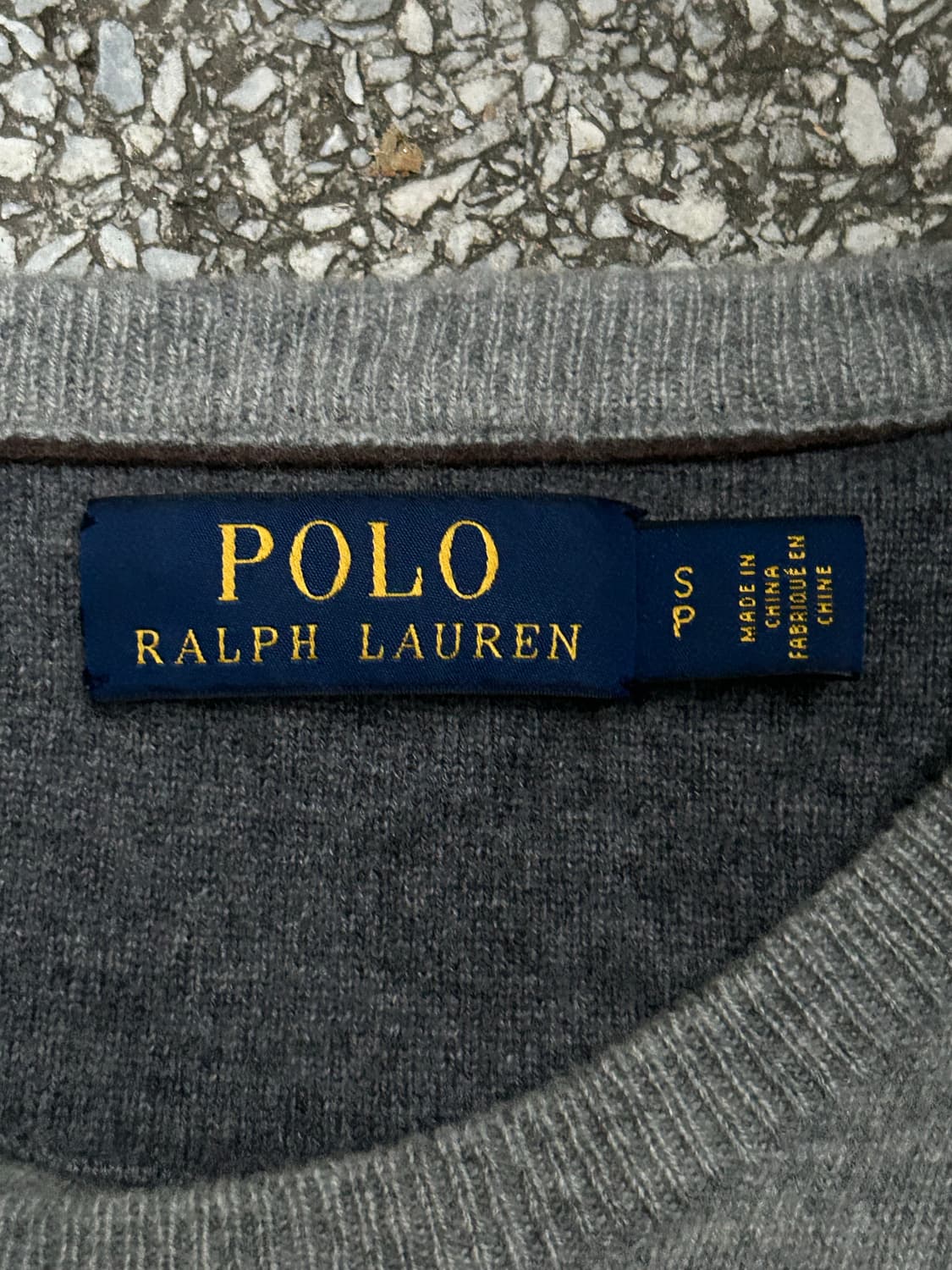 *rare* polo 폴로 그레이 실버 포니 니트  상품이미지5