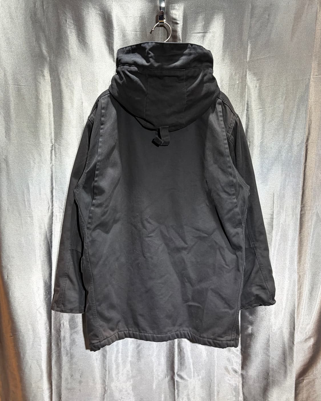 M Carhartt 칼하트 스펠링 하이넥 블랙 야상 상품이미지3