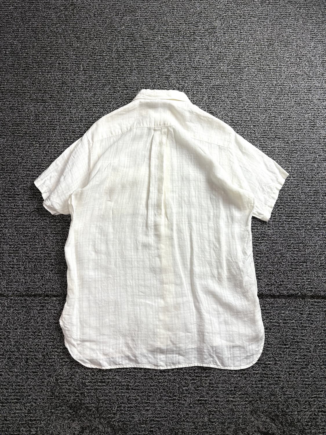 CP 컴퍼니 미니멀 린넨 하프 슬리브 셔츠 3231 상품이미지5