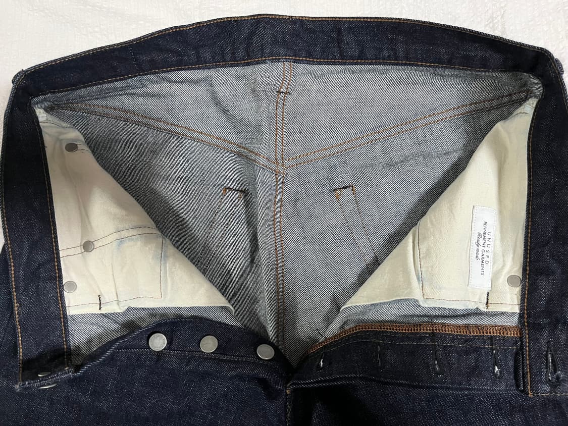 (3)언유즈드 UNUSED 원워시 데님 팬츠 상품이미지6