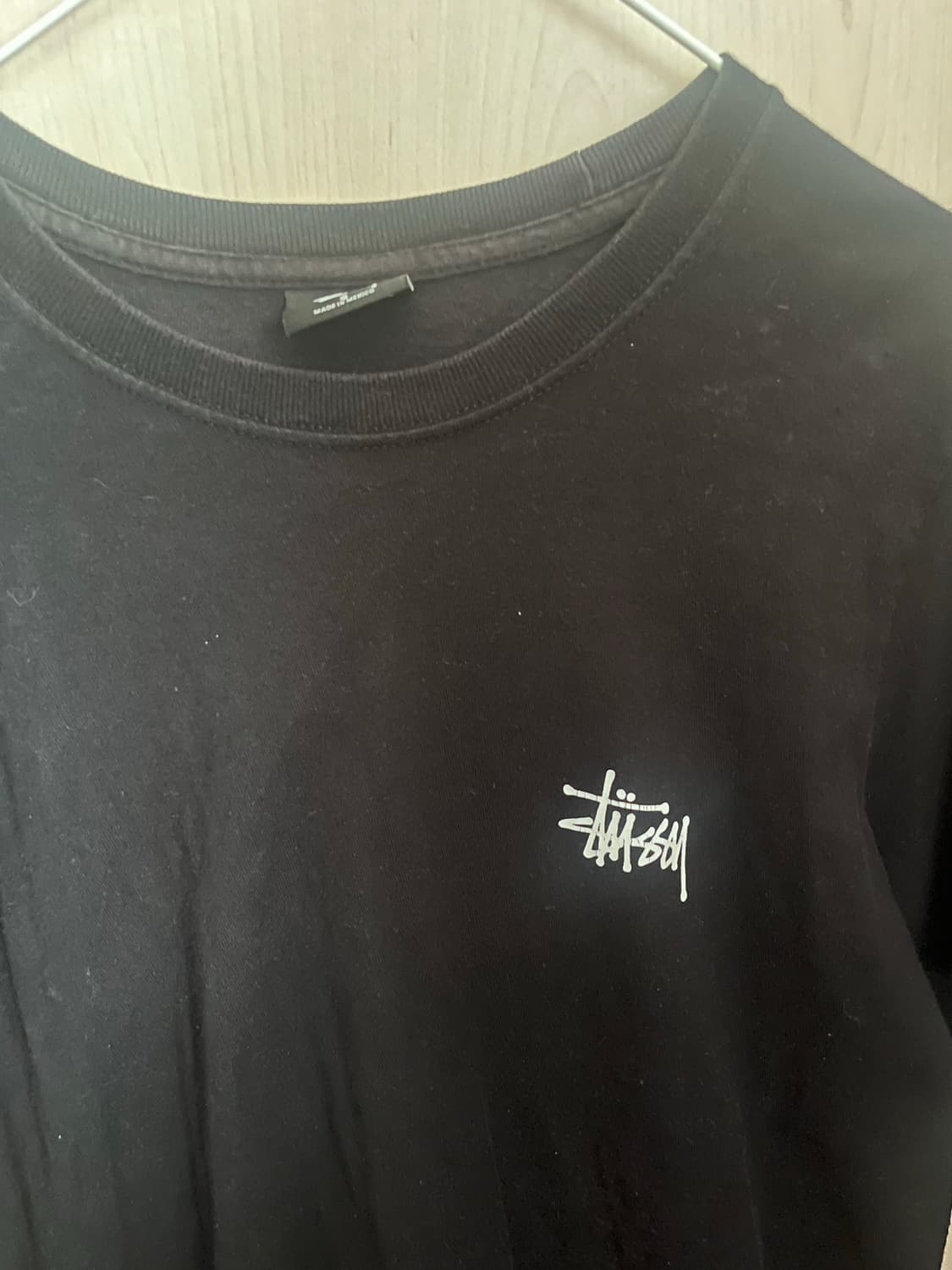 스투시 검은색 반팔 상품이미지3