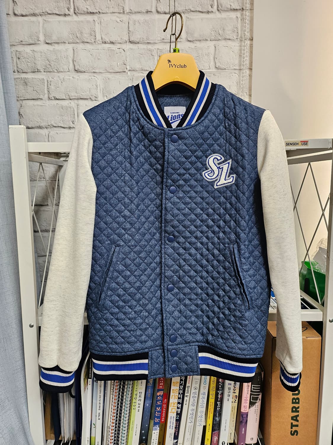 삼성라이온즈 키즈 13 퀼팅 야구점퍼 MM05 상품이미지1