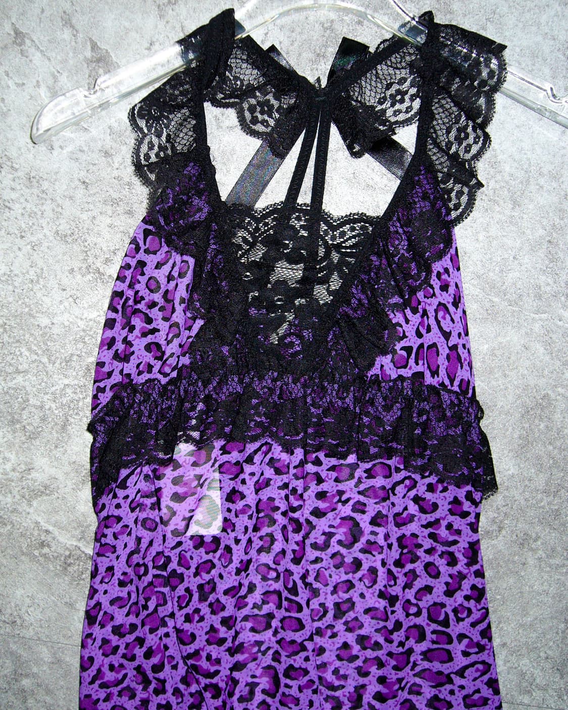Vivit purple Leopard Slip Dress 상품이미지3