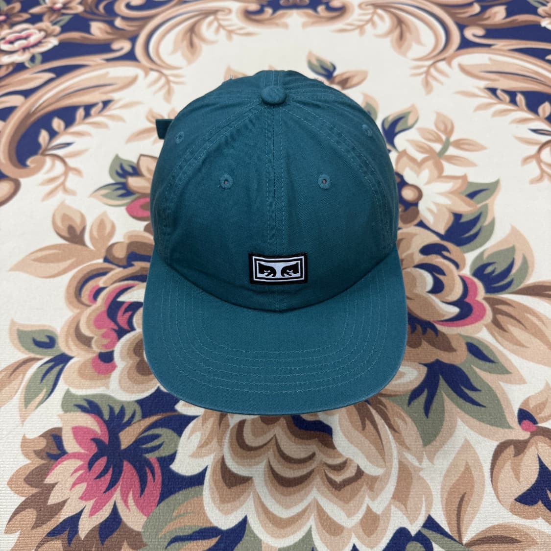 오베이 OBEY 6패널 아이콘 로고 모자(청록) 상품이미지1