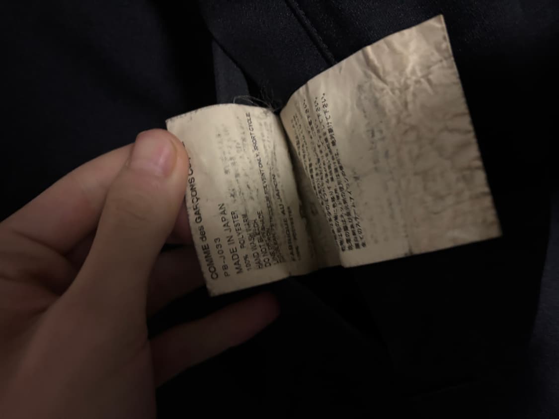 [S]꼼데가르송 옴므 플러스 19AW 비대칭 자켓 상품이미지6