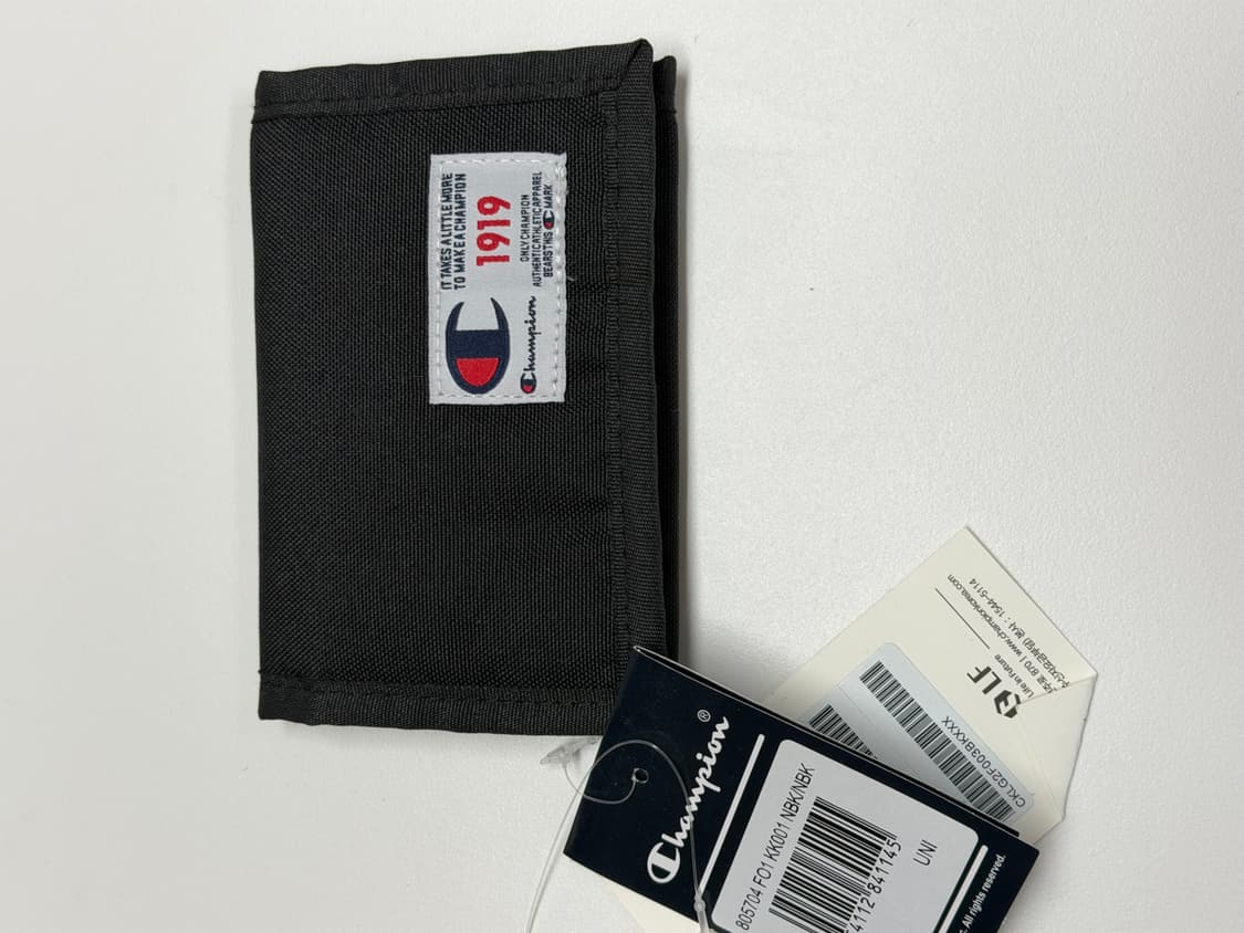 챔피온 블랙 벨크로 지갑 상품이미지3