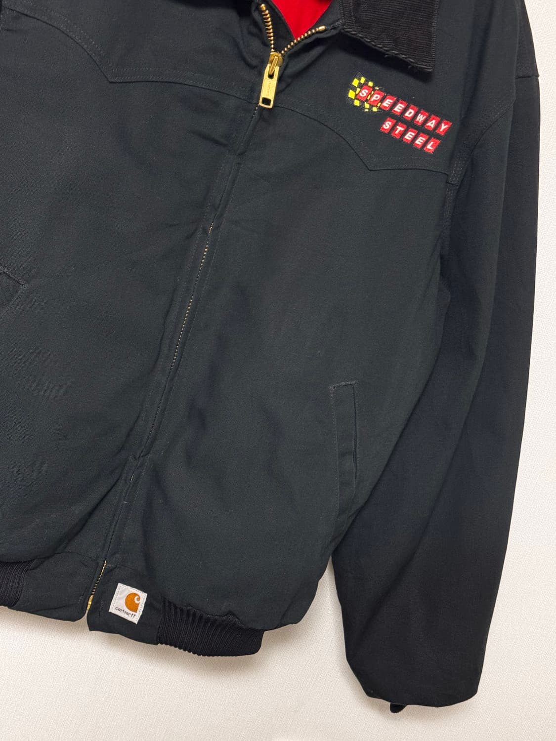 칼하트 j13 blk 다크 그린 USA 산타페 워크 자켓 상품이미지4