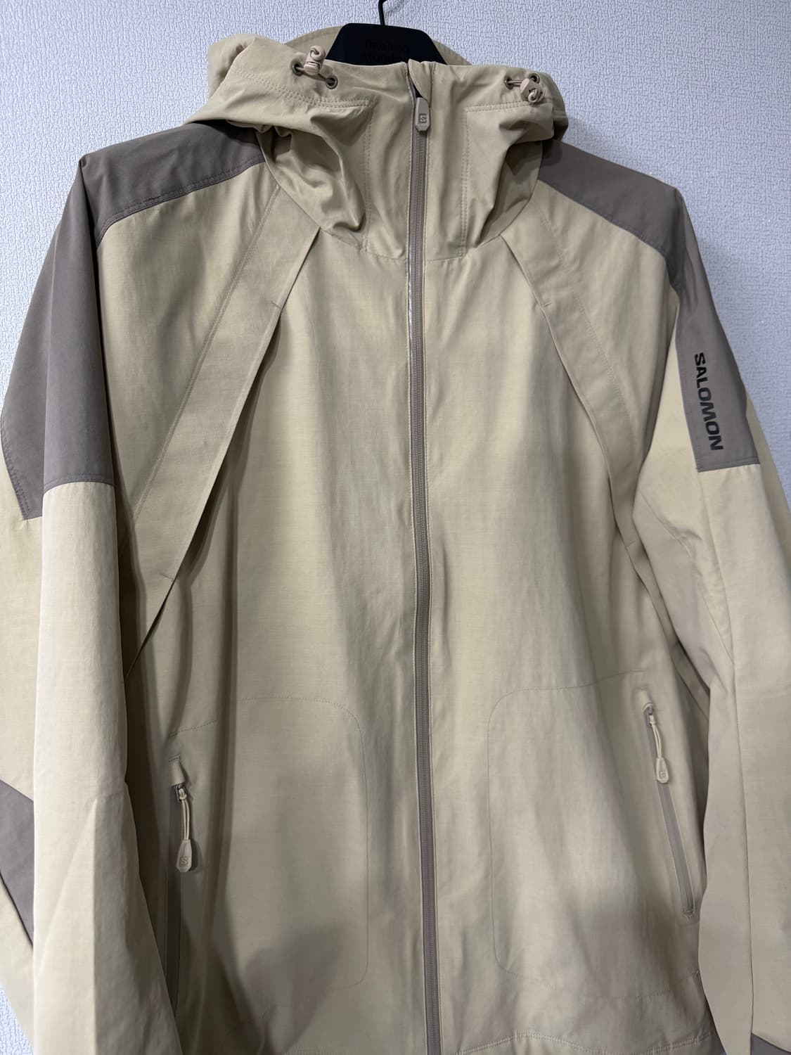 [2XL] 살로몬 윈드스토퍼 풀집업 자켓 베이지컬러 상품이미지2