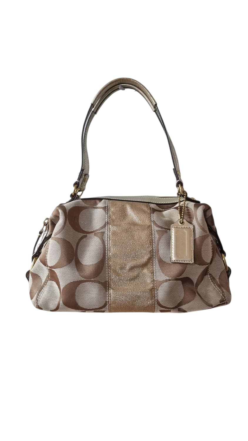 코치 시그니처 자가드 골드 숄더백 빈티지코치 갸루 y2k 히메 상품이미지1