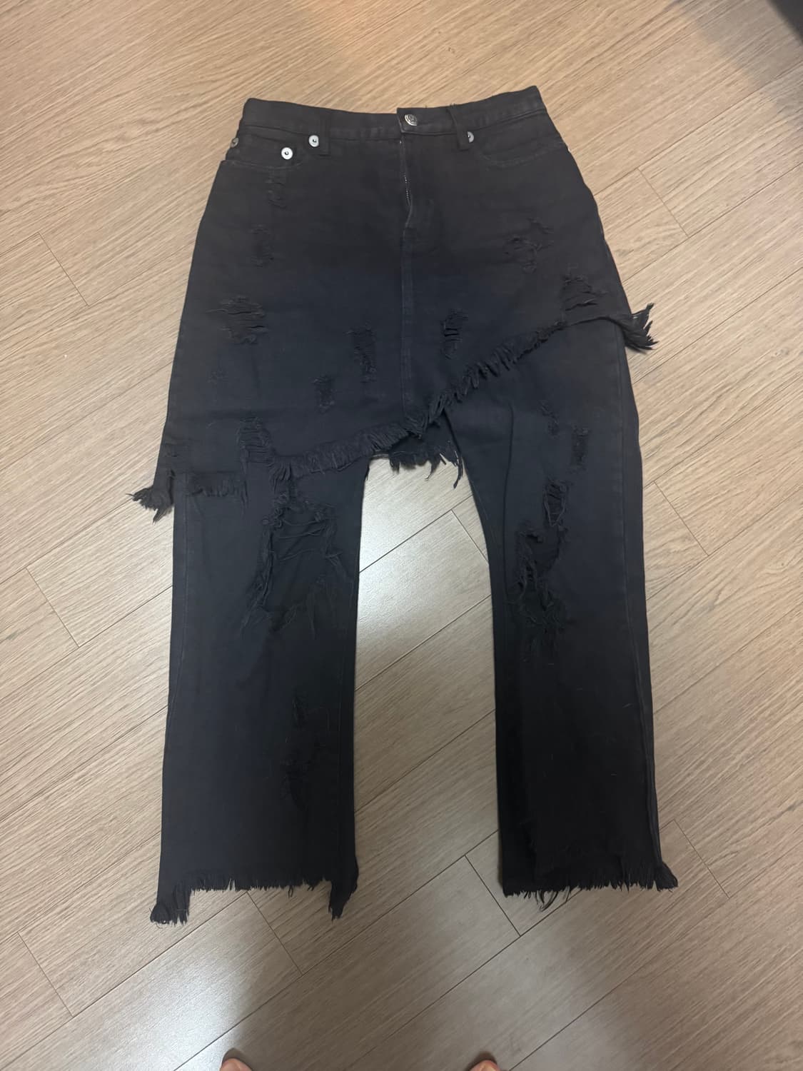 R13 레이어드 데님 팬츠 상품이미지4