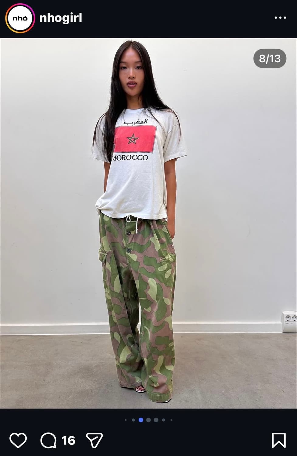 스웨덴 m62 스노우 카모 노걸 nhogirl 꼼데가르송 상품이미지2