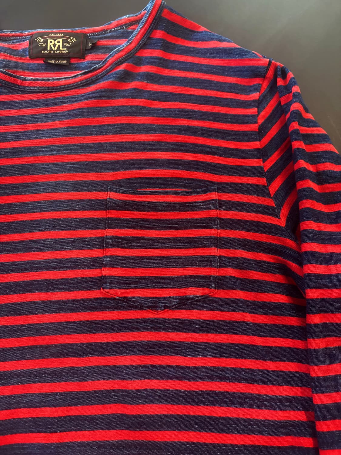 RRL 더블알엘 스트라이프 롱슬리브 m 상품이미지3