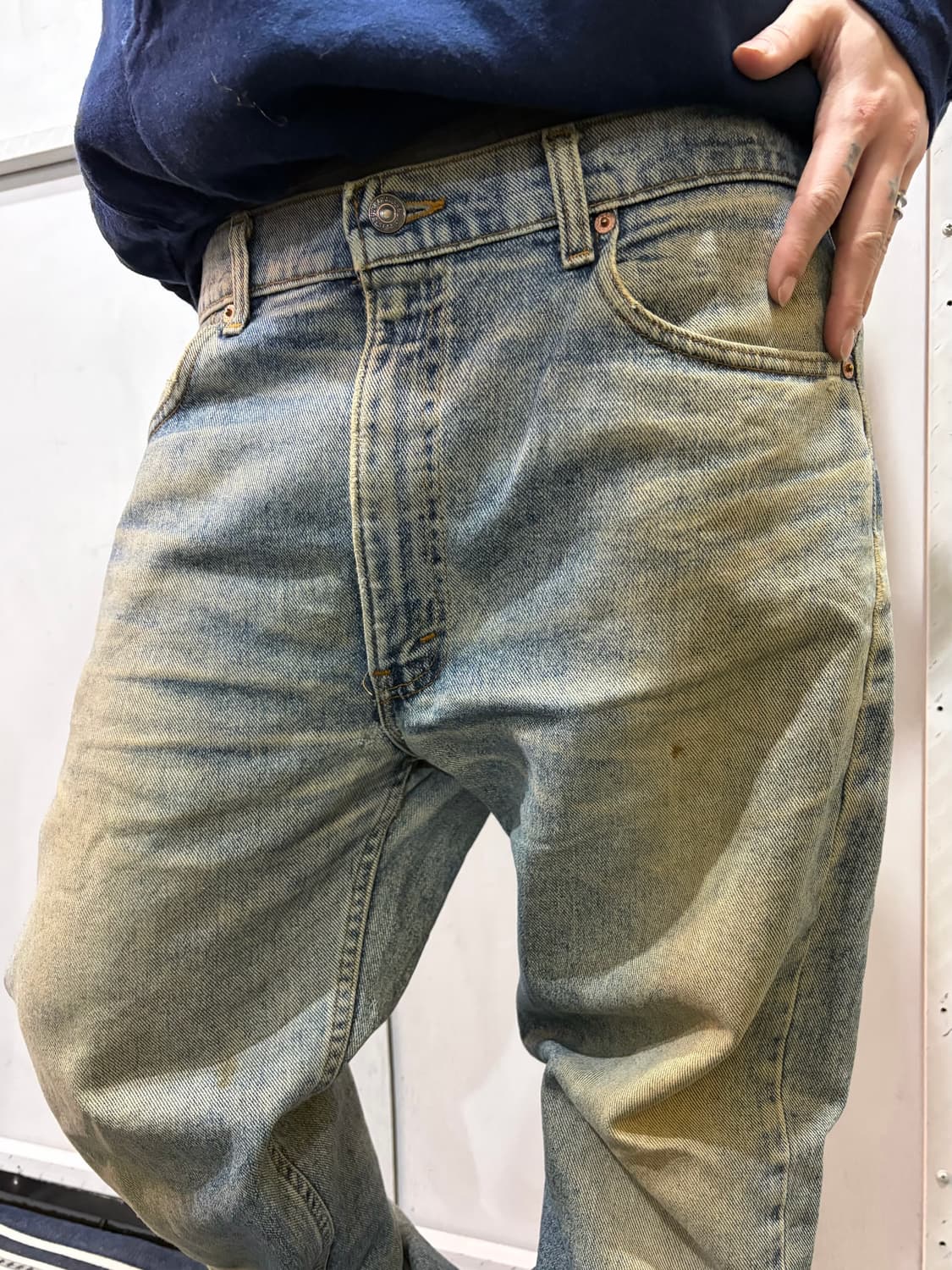 90s🇺🇸 LEVIS 505 U.S.A denim jeans 상품이미지7