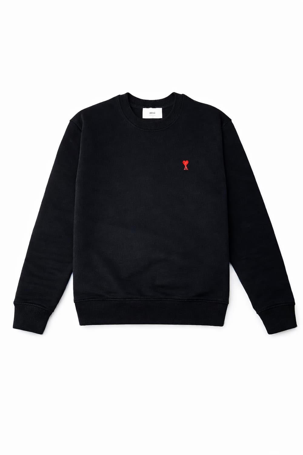 아미 스몰 하트 로고 스웨트셔츠 블랙 사이즈 S 상품이미지1