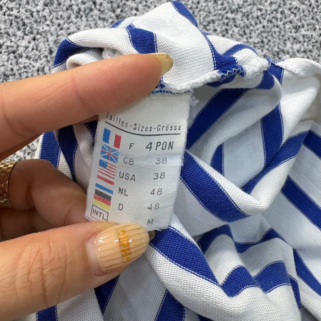 M 세인트제임스 스트라이프 긴팔티 0428J 상품이미지5