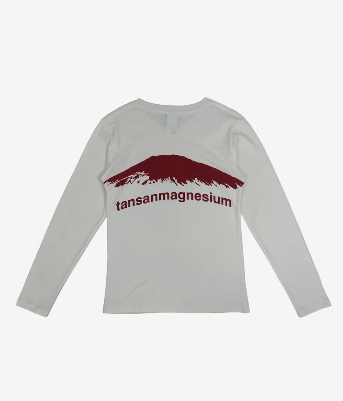 탄산마그네슘 마운틴 롱슬리브 화이트/레드(우먼) 상품이미지1