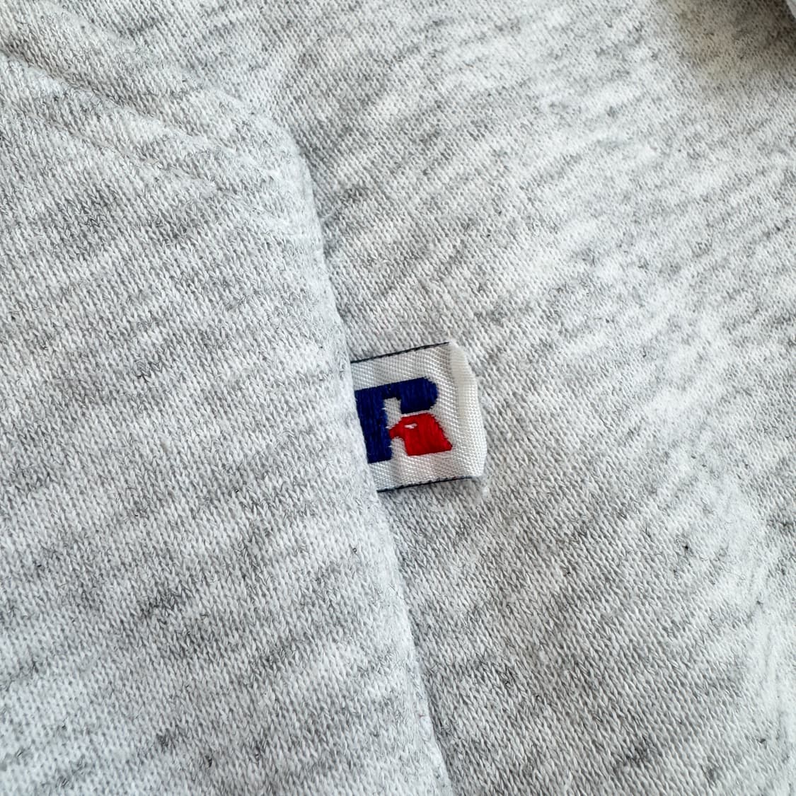 러셀 90s XL 블랭크 후드티 그레이 상품이미지4