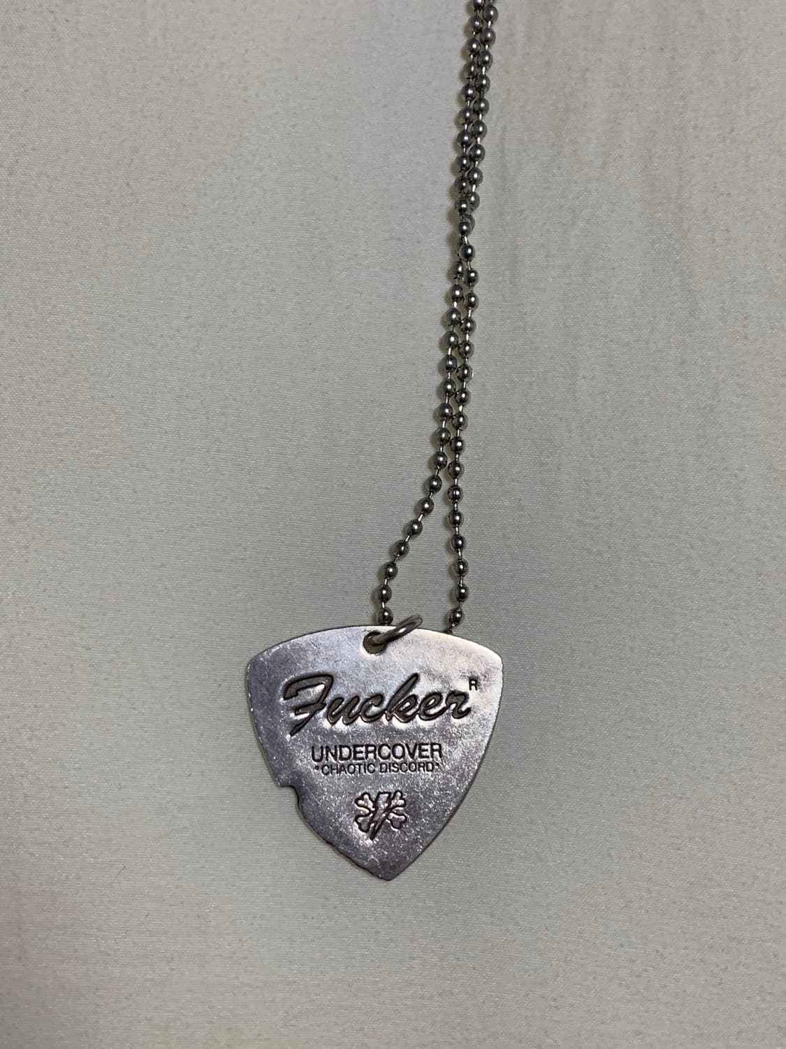언더커버 01SS 아카이브 기타 피크 목걸이 넥클리스 상품이미지1