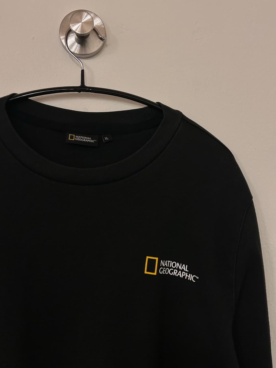 내셔널지오그래픽 블랙 맨투맨 XL 상품이미지3