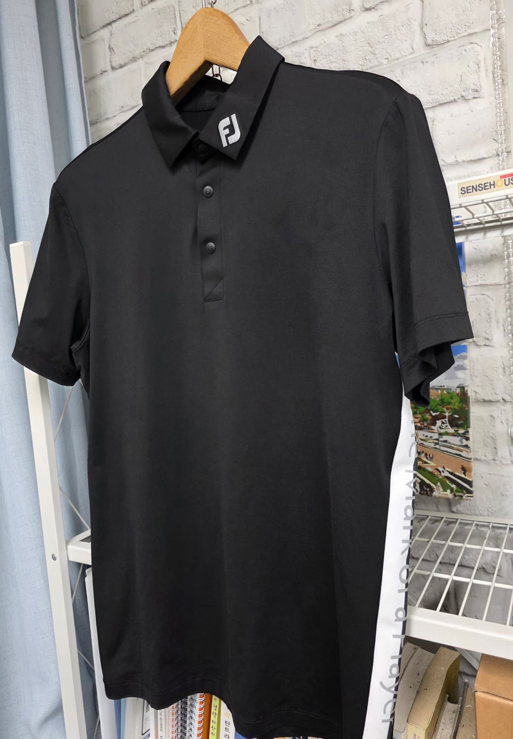 풋조이 남성 여름 골프반팔티 L 100 반팔 카라 폴로셔츠 MN13 상품이미지2