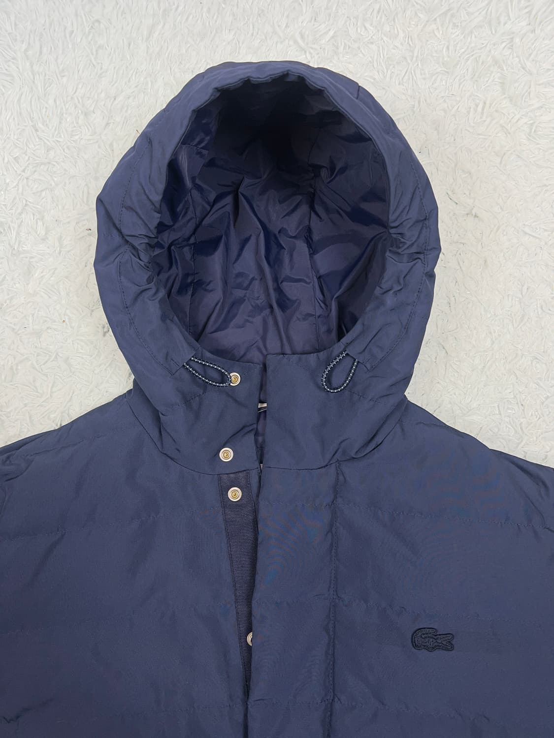 라코스테 남성 덕다운 후디 블루종 패딩자켓 100 상품이미지3